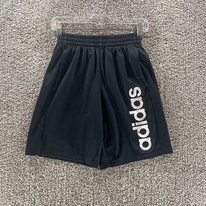 Adidas Shorts Boys Medium Black Athletic Pockets Running Gym Kids Youth Casual